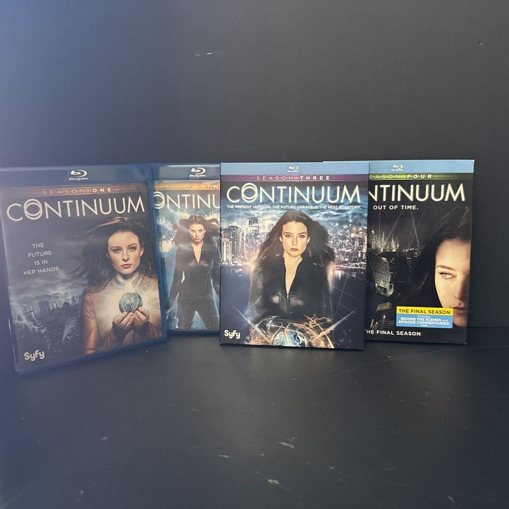 Continuum: Seasons 1-4 Blu-ray (Complete Series, 2013-2016) Like New